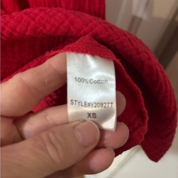 Pomander Place Vibrant Red Mini Dress - Picture 4 of 6